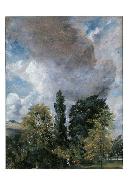 John Constable The Close, Salisbury painting